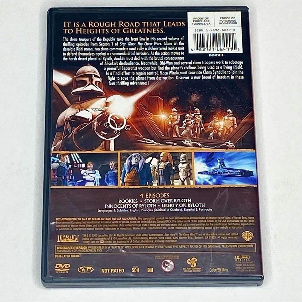 DVD Star Wars: Clone Commandos - The Clone Wars
Pre-Owned - Excellent Condition - Picture 2 of 5